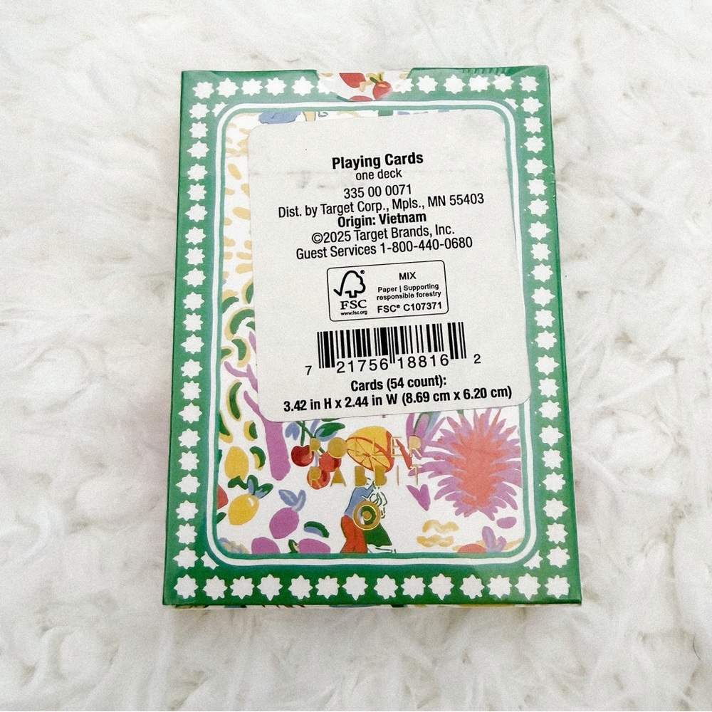 new target x roller rabbit playing cards - Picture 2 of 4